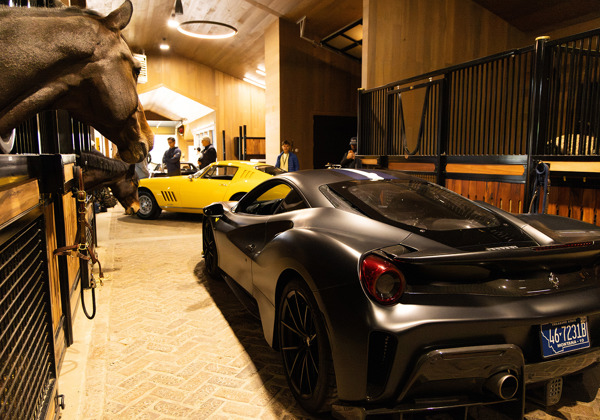 Horse And Car In Barn 1700X1100